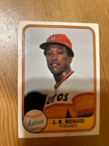 1981 J.R. Richard Card
