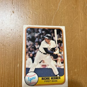 1981 Richie Hebner card