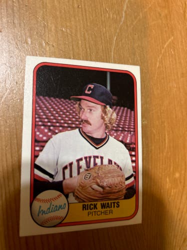 1981 Rick Waits card