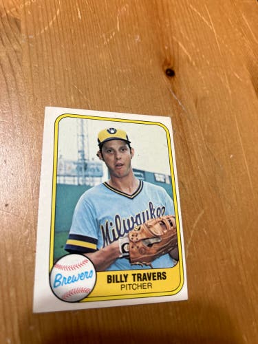 Billy Travers card