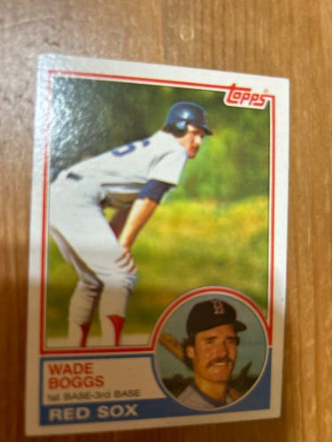 1983 Wade Boggs card