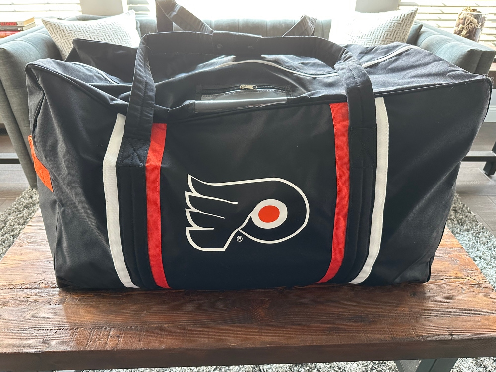 JRZ Philadelphia Flyers Players Hockey Bag (Orange/White Stripe)
