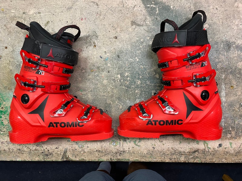 Used Atomic Racing redster club sport 70 Ski Boots Soft Flex