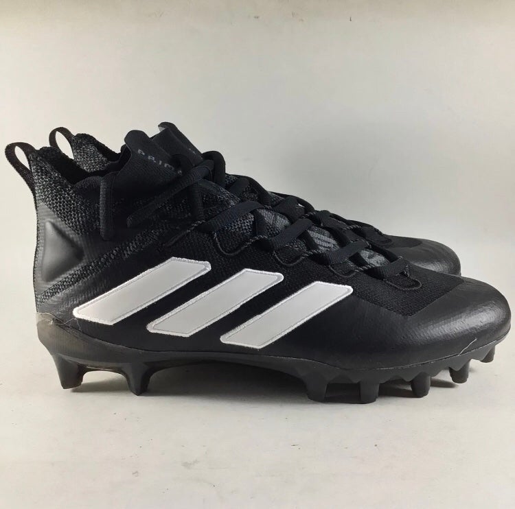 Adidas RGIII Mens Football Cleat Size 13.5 Black Red Lacrosse Low Rise  Shiny