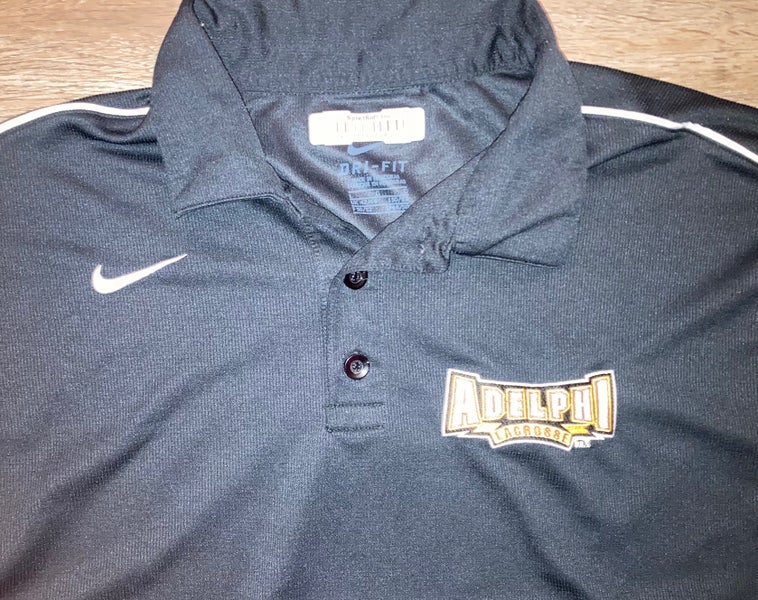 Nike Mens Black & Gold PURDUE Dri-Fit Full Button Replica