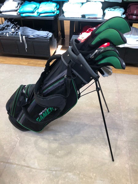 Top Flite Green Gamer X Golf Bag And Clubs READ