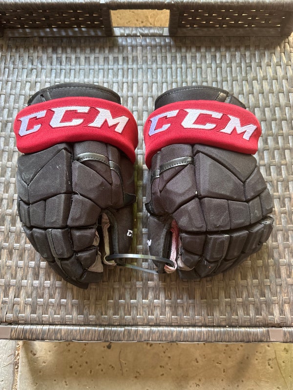 Pro Stock 14” Arizona Coyotes CCM HG12 Sr Hockey Gloves