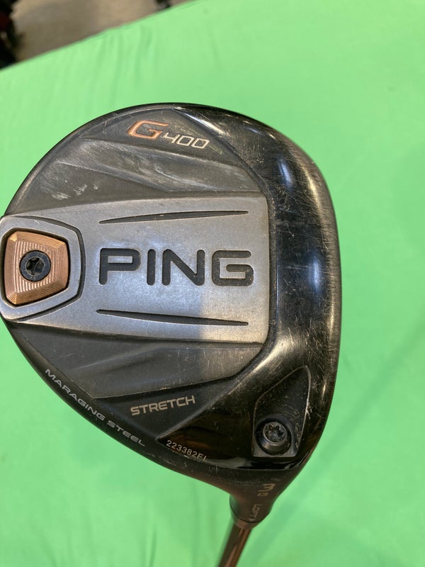 Ping G400 Stretch Fairways 13* 3 Wood TOUR 75 X Flex +Cover