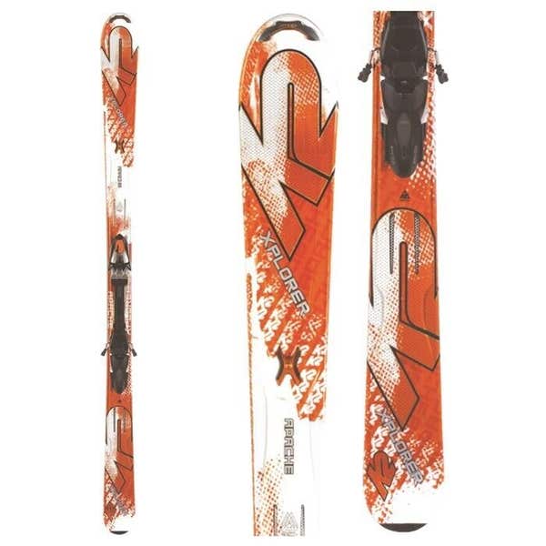 k2 apache skis orange K2 Apache Xplorer 177 cm USED Expert All Mountain Skis w/ Marker Duke  Bindings | SidelineSwap