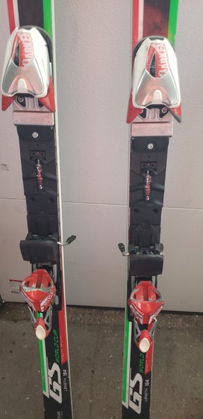 Used Men's Nordica 184 cm Racing Dobermann GS WC Skis With Marker