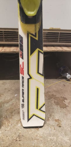 Used Fischer 155 cm Racing RC4 World Cup SL Skis With Fischer Racing Bindings