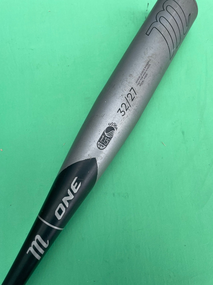 Used USSSA Certified Marucci One Alloy Bat -5 27OZ 32"