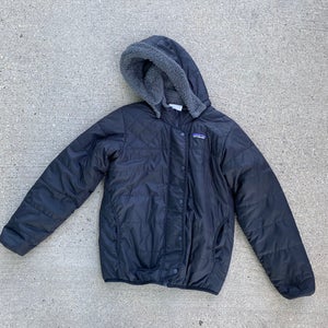 Black Used Girls Medium Patagonia Jacket