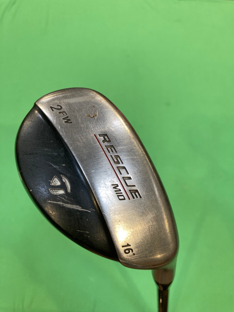 Used Men's Taylormade Rescue Mid Right Hybrid Stiff 2H