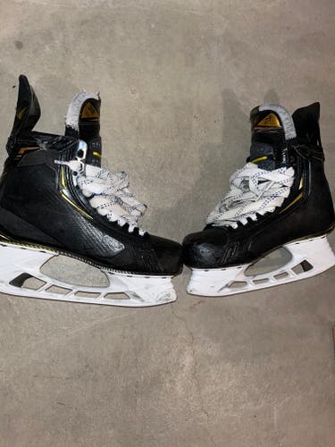 Senior Used Bauer Supreme 2S Pro Hockey Skates Regular Width Pro Stock Size 7.5