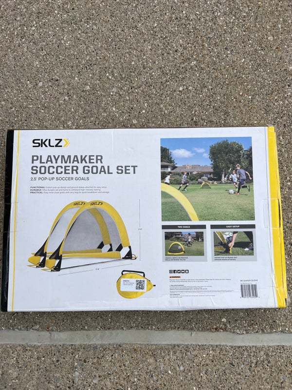 New SKlZ Playmaker Soccer Goal Set