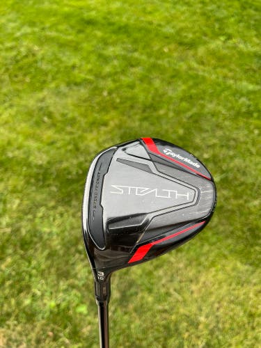 Used 2022 Left Hand Stiff Flex 3 Wood Stealth Fairway Wood