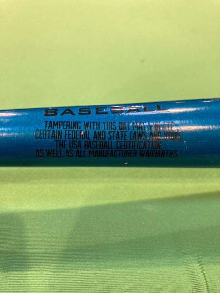 Used USABat Certified Rawlings RX4 Alloy Bat -8 19OZ 27"