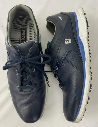 Footjoy Pro SL #53812 Men’s Spikeless Golf Shoes Navy Blue SZ 12 M