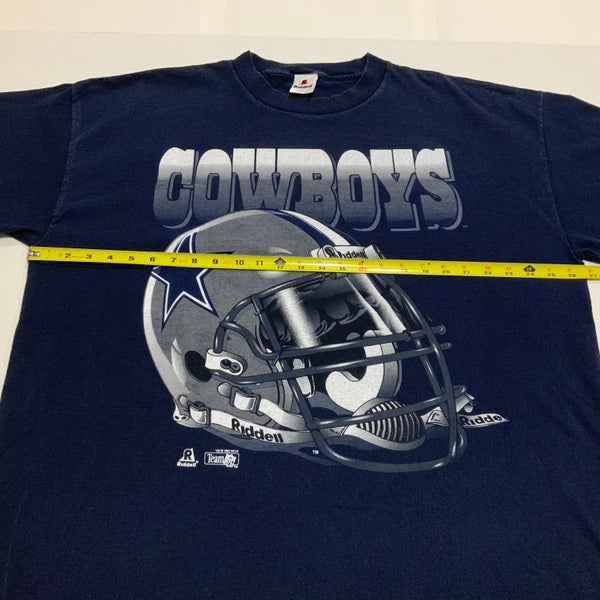 VINTAGE DALLAS COWBOYS HELMET GRAPHIC T-Shirt Size Large