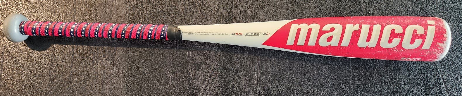Used USSSA Certified 2019 Marucci Alloy CAT 8 Bat (-10) 17 oz 27"