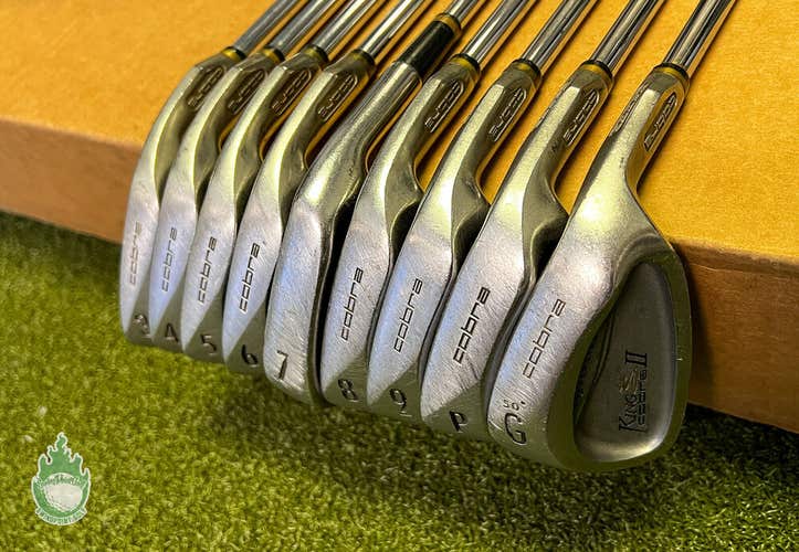 Used Right Handed King Cobra II Oversize Irons 3-PW Stiff Steel Golf Club Set