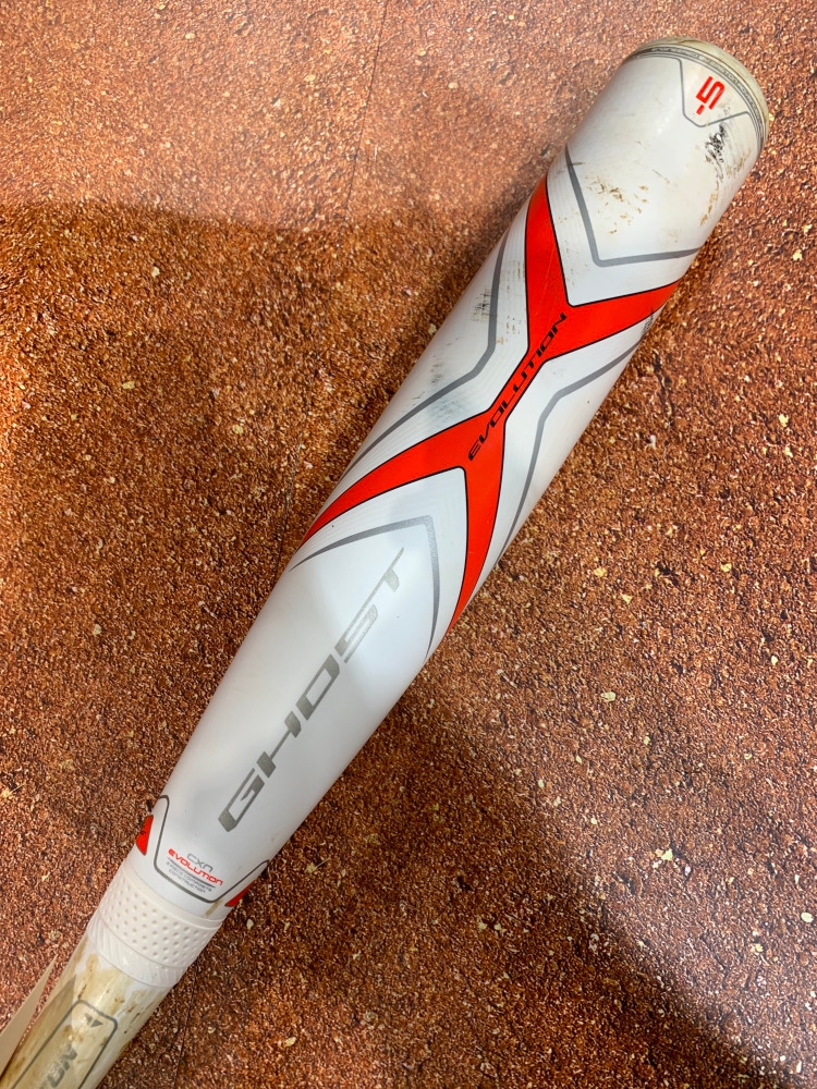 Used USSSA Certified 2019 Easton Ghost X Evolution Composite Bat 30"(-5)