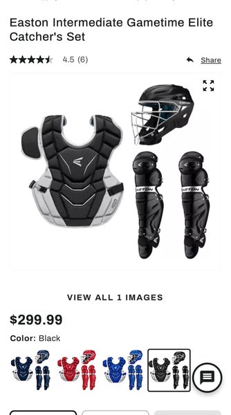 Easton Catcher Gear Complete set