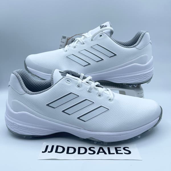 ケーフェイ Adidas ZG23 Golf Shoes White Silver GW1177 Men's Size 13 NWT