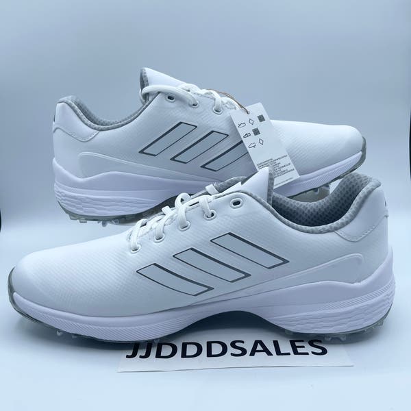 Adidas ZG23 Golf Shoes White Silver GW1177 Men's Size 13 NWT