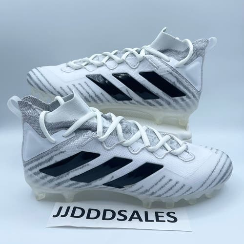 Adidas Freak Ultra Primeknit Boost Football Cleats FX1296 White Black Mens Sz 11.5