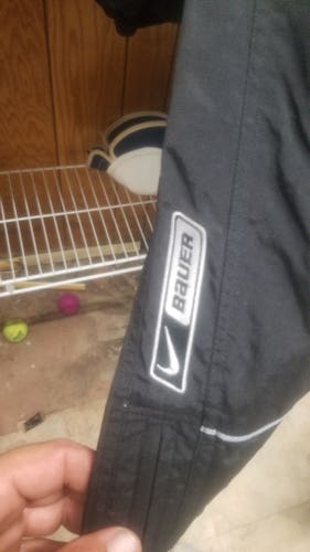 Black Used Large Adult Unisex Bauer Pants