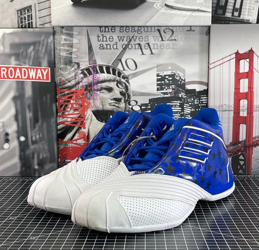 Adidas  T-Mac 1 Basketball Shoes Royal Blue White *GY2402* Men Size 12.5 US NEW