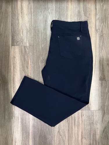 Navy Men's Footjoy Pants - Size 38x30