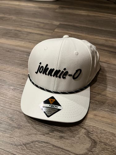 White New Men's One Size Fits All Johnnie-O Hat