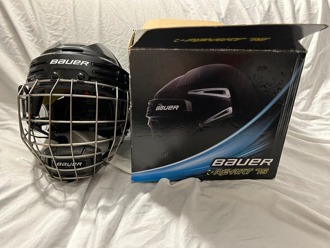 Like New Small Bauer Re-Akt 75 Helmet Black