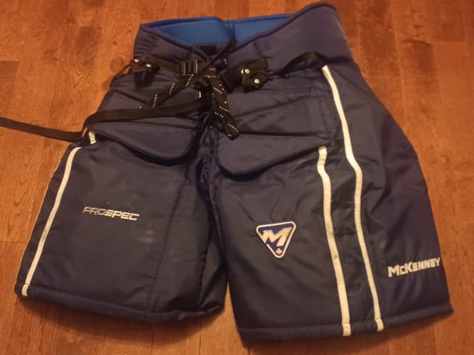 Made in Canada used Senior  Small Mckenney Pro Spec Hockey Goalie Pants