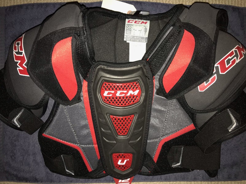 New Senior Small CCM U+ 12 Shoulder Pads (Never used)