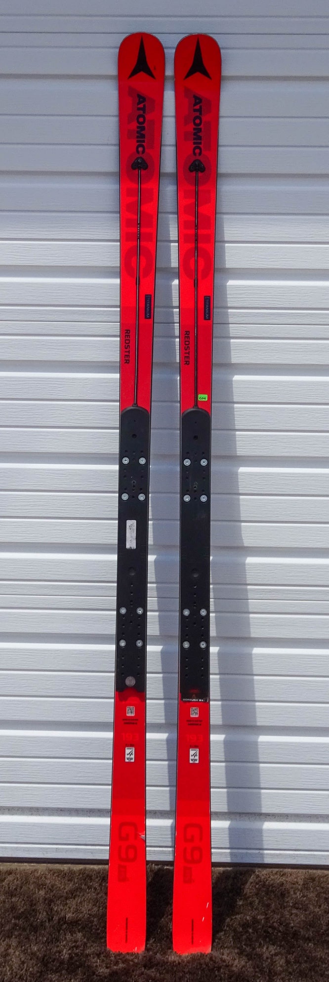 2020 Atomic FIS Redster Giant Slalom w/Atomic Race Plates Size-193cm R-30Meters
