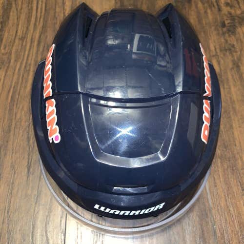 Worcester Railers 2019-20 ECHL Pro Stock Warrior Covert RS Pro Blue Helmet Visor