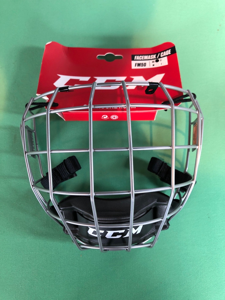 New Youth CCM FM50 Hockey Cage (Size: XS)