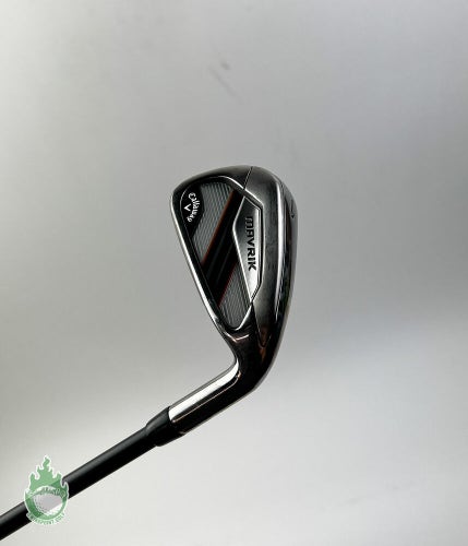Used Right Handed Callaway Mavrik 7 Iron KBS 90 Stiff Flex Graphite Golf Club