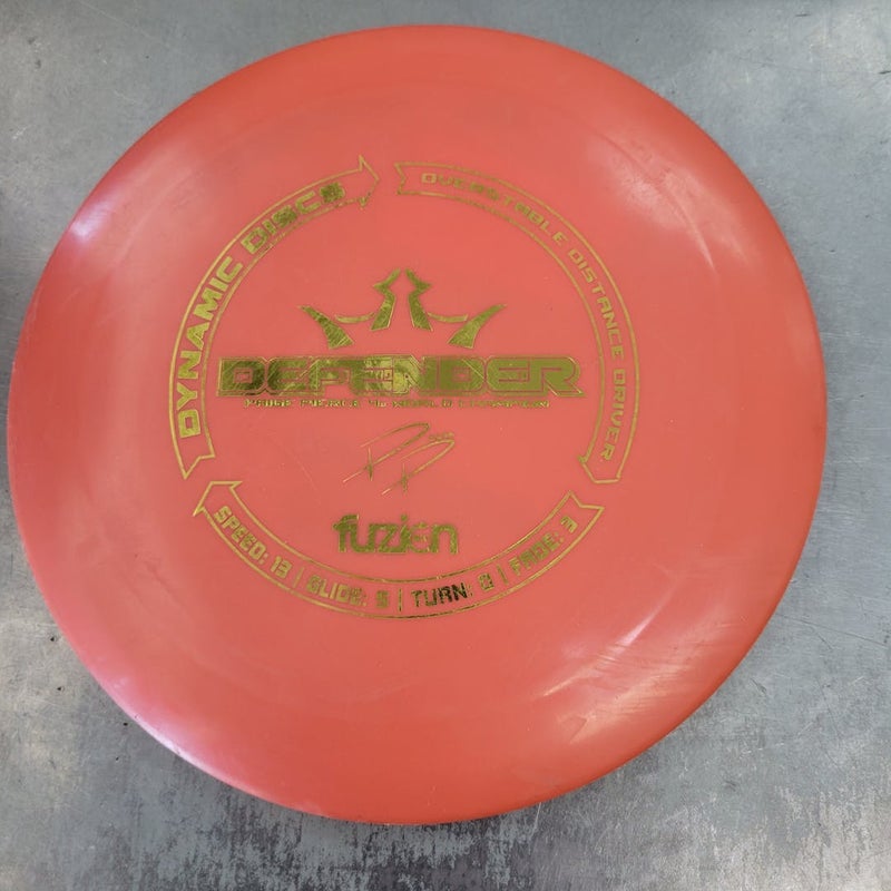 Used Dynamic Discs Defender Fuzion Disc Golf Drivers