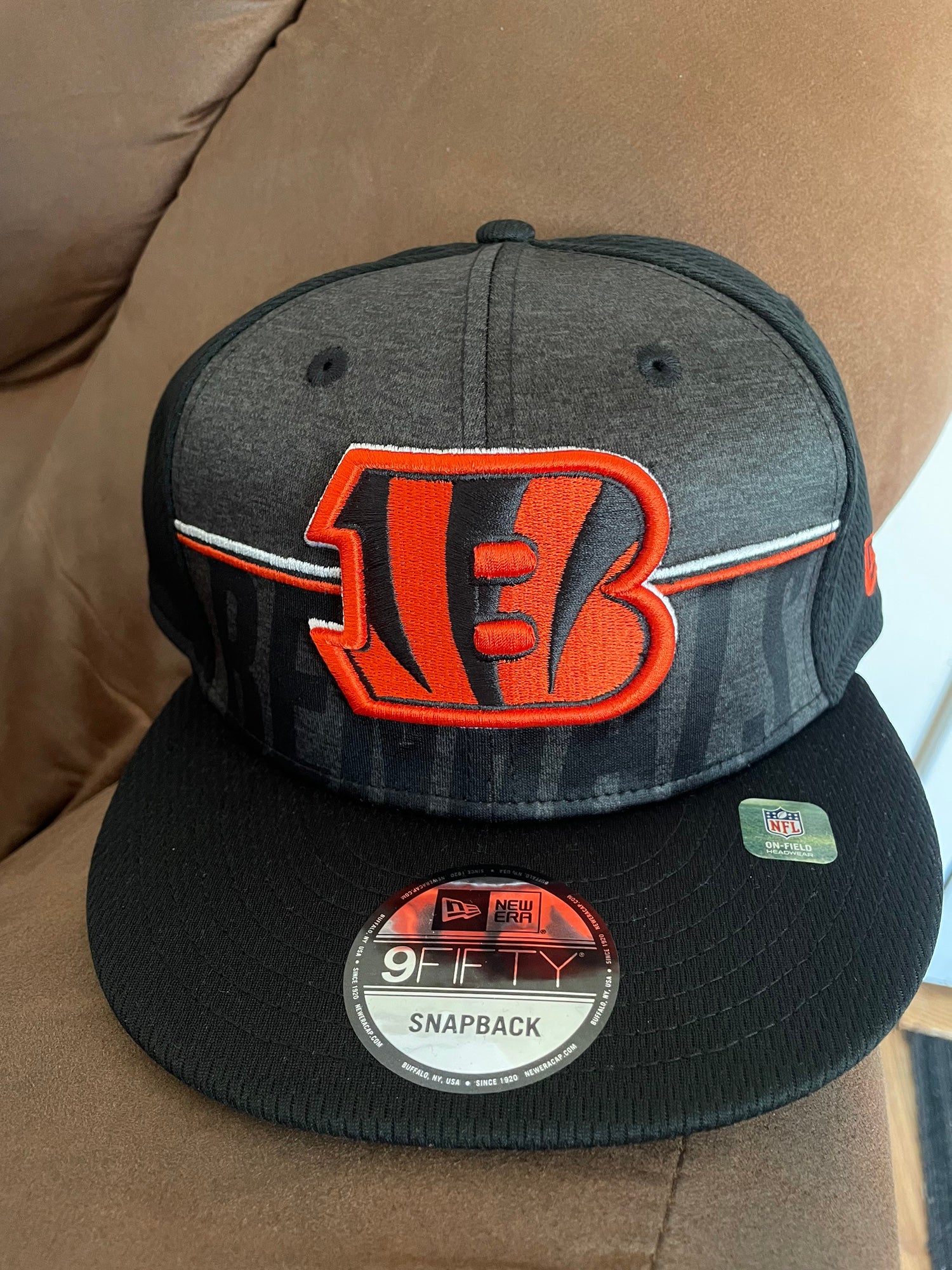 New Era Cincinnati Bengals On Field Color Rush 9FIFTY Snapback Cap