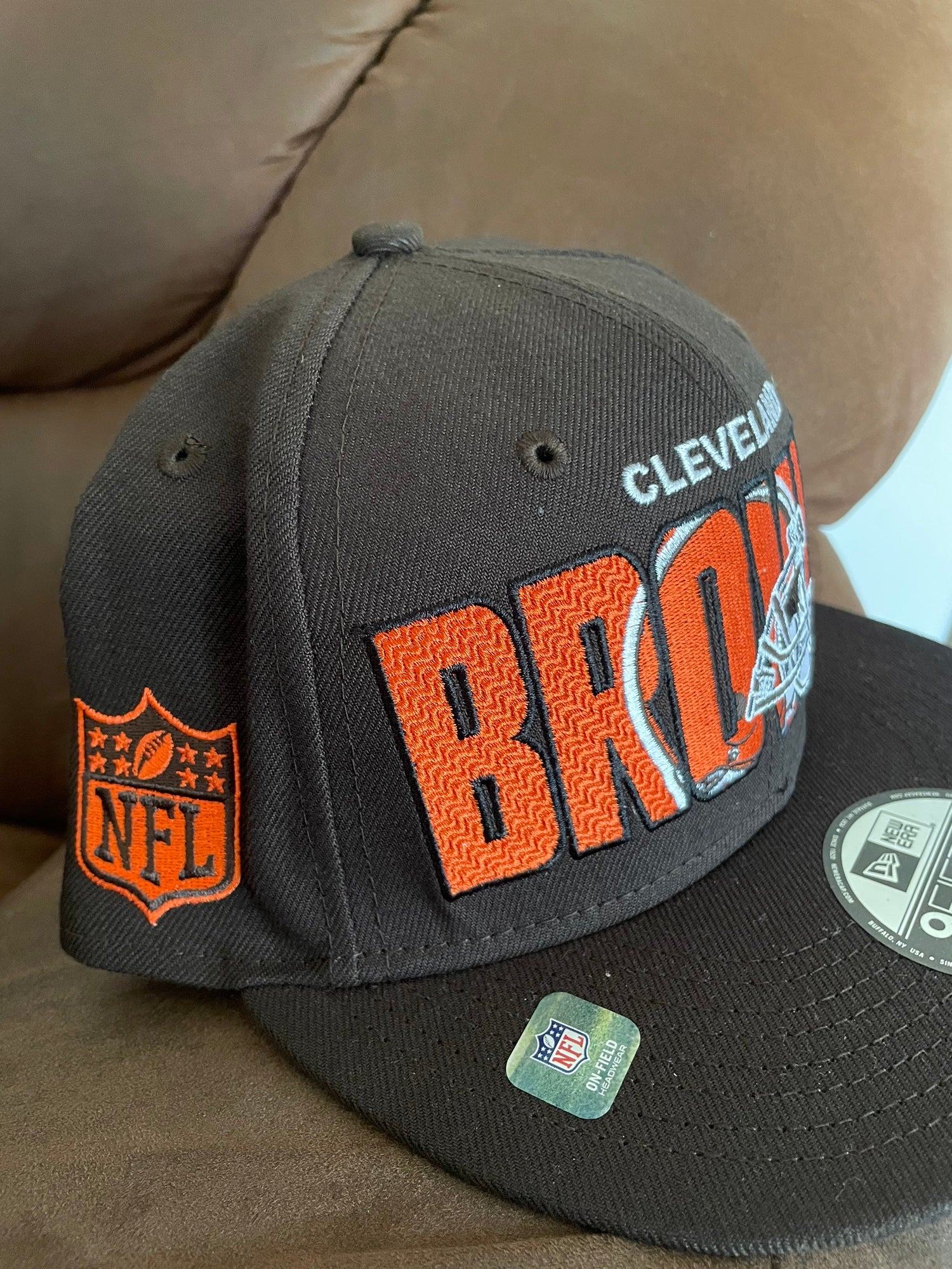 New Era Cleveland Browns 9FORTY '23 NFL Sideline Snapback Hat