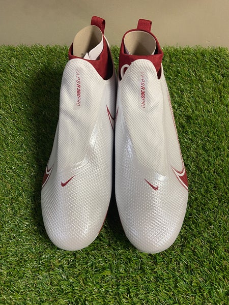 Nike Vapor Edge Pro 360 PE Football Cleats White Red CV6345  display picture 1