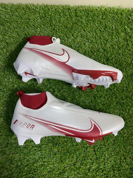 Nike Vapor Edge Pro 360 PE Football Cleats White Red CV6345-105