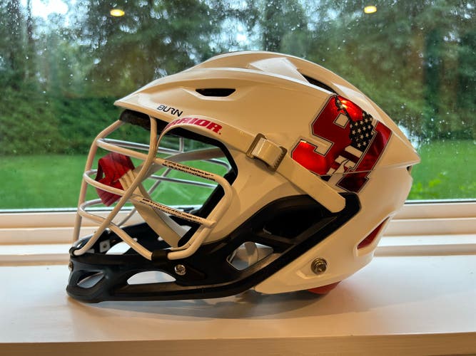 Lightly Used Player's Warrior Burn Helmet