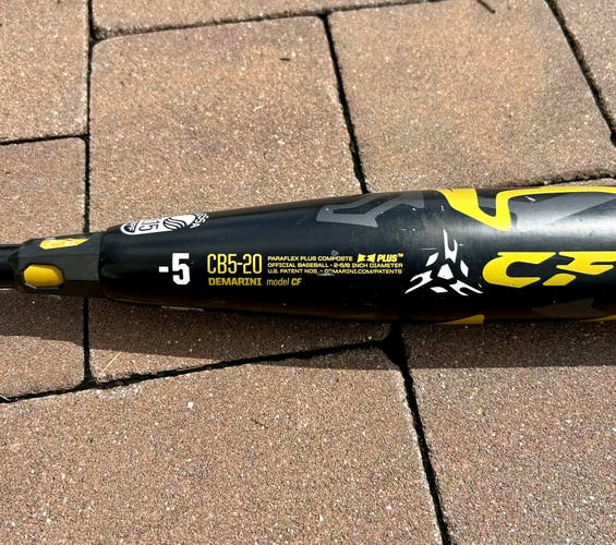 Used USSSA Certified DeMarini (-5) 26 oz 31" CF Bat