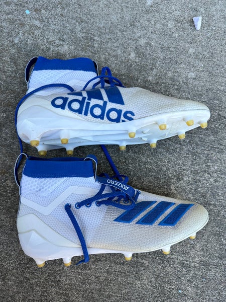 Adizero 5-Star 8.0 SK Mid 'White Royal Blue' cleat | SidelineSwap